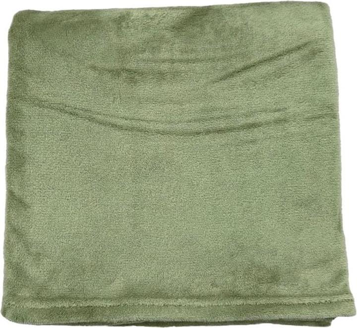 Productafbeelding Domoletti PLAID BLANKET COLAR 140X200 GREEN NO.90 (200 x 140 cm)