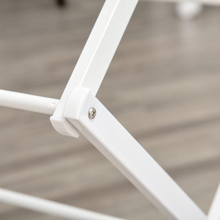 Actual product image Swisshandel24 Foldable drying rack 8-tier drying rack Tower dryer Tower drying rack Metal drying rack