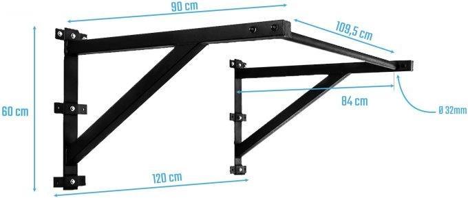 Actual product image Muscle Power Cross Fit Pull Up Bar