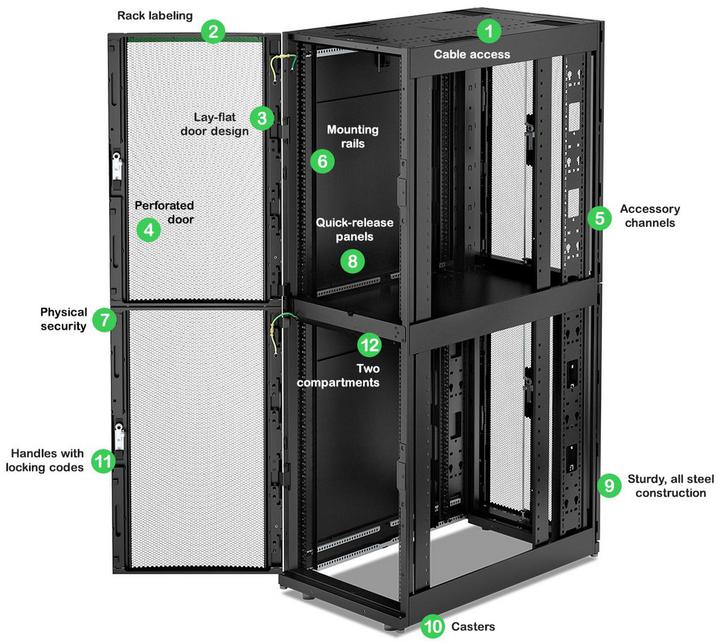 Produktbild APC Netshelter Sx Colocation (42 HE, 19 Zoll Rack)