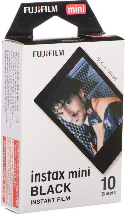 Fujifilm Instax Mini 10 Blatt schwarz (Instax Mini)