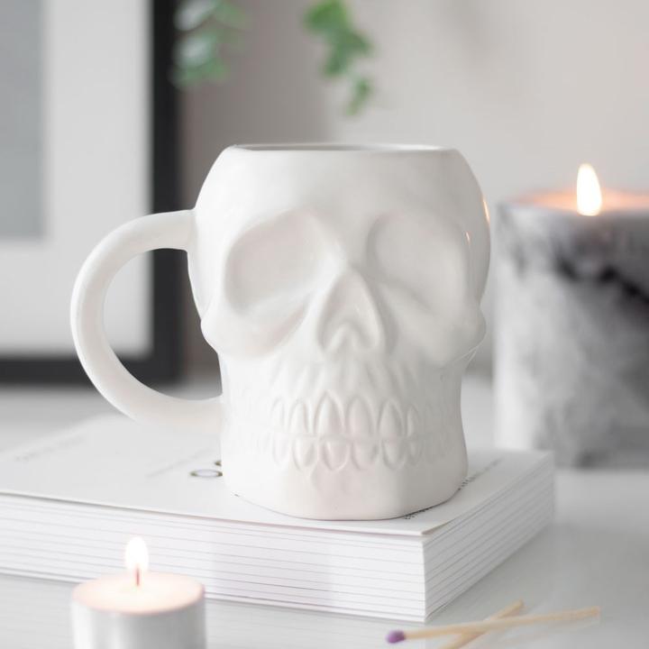 Actual product image Something Different Coffee Mug Dark Matter Skull Halloween (500 ml)