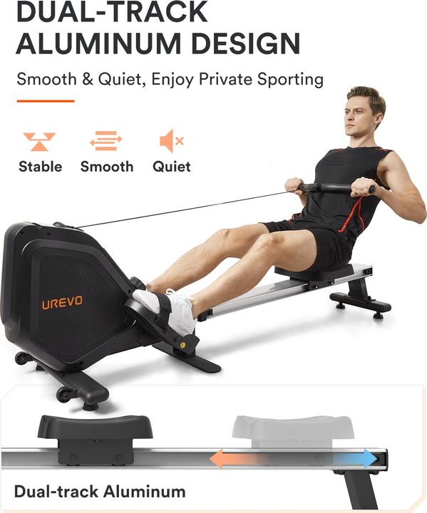 Actual product image Urevo Rower foldable