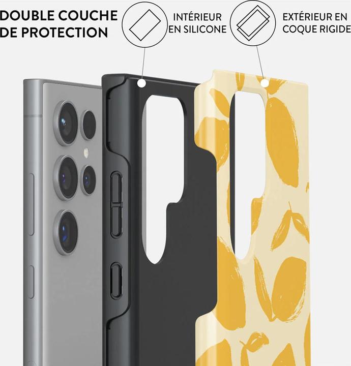 Actual product image Burga Lemon Tart Tough Case For Samsung Galaxy S24 Ultra 5G (Samsung Galaxy S24 Ultra)