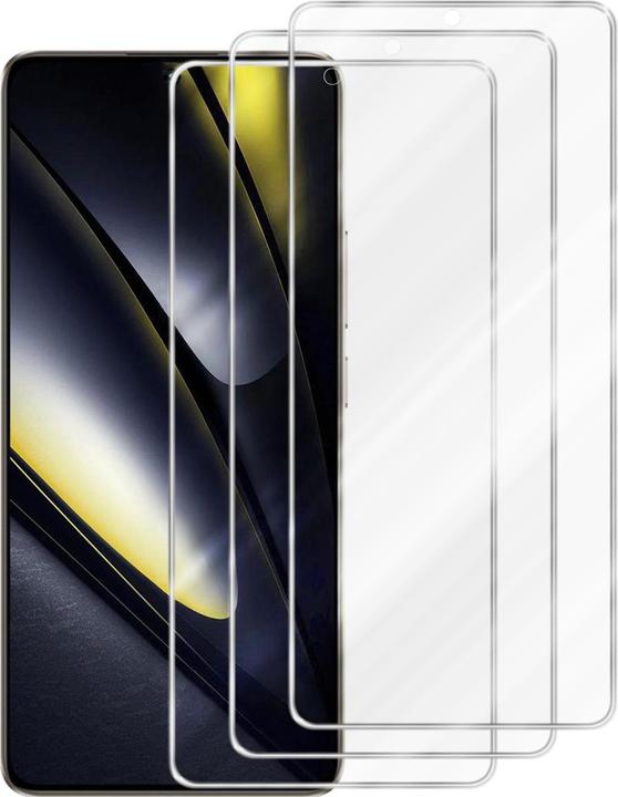 Produktbild Cadorabo Display Schutzglas Folie für Xiaomi Poco F6 3er Pack (3 Stk., Xiaomi Poco F6)