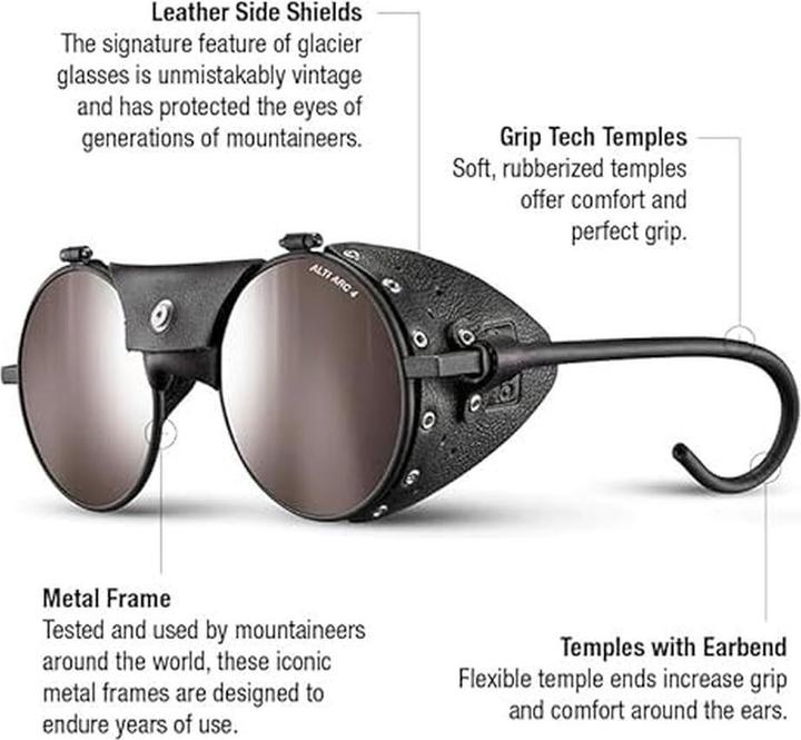 Image du produit Julbo Lunettes de soleil Vermont (Noir, Alti Arc 4)