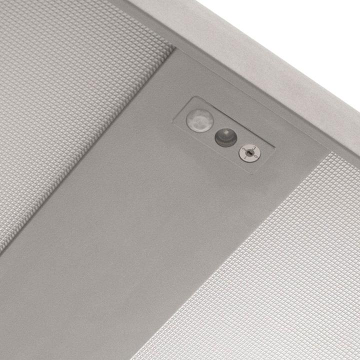 Produktbild Isoled LED Office Stehleuchte PRO 40W+40W Daylight+Präsenz 4000K Silber dimmbar (7500 lm)