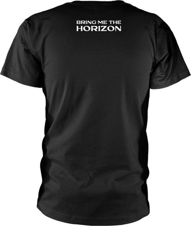 Actual product image Bring Me The Horizon Frosted Hex Mens Black T-Shirt-Large (40-42) (L)