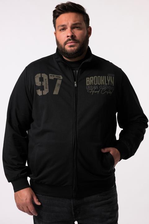 Immagine prodotto Men+ Sweatjacke, Stehkragen, Brustprint (3XL)