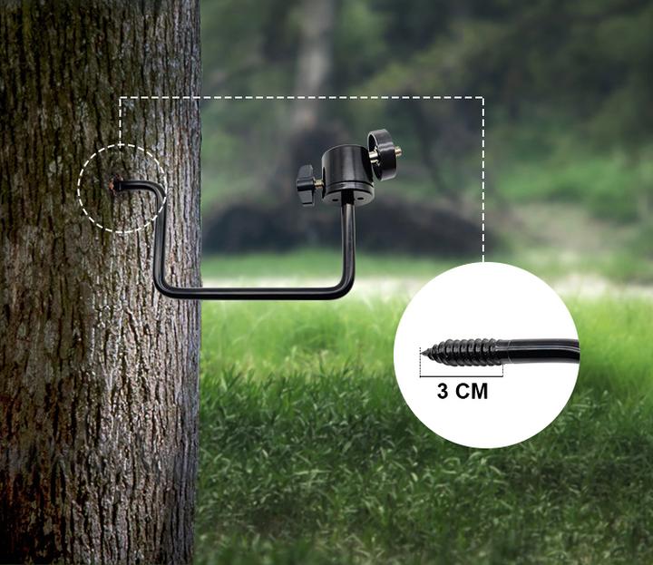 Actual product image Braun Photo BRAUN Tree Screw for Game Cameras 1/4"