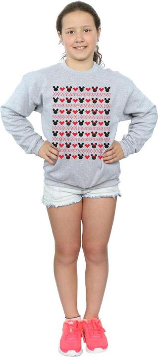 Produktbild Disney Mickey And Minnie Christmas Hearts Sweatshirt Mädchen (140, 146)