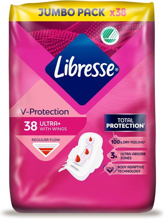 Immagine prodotto Libresse Cuscinetti Ultra+ Regolari con Alette (38x)