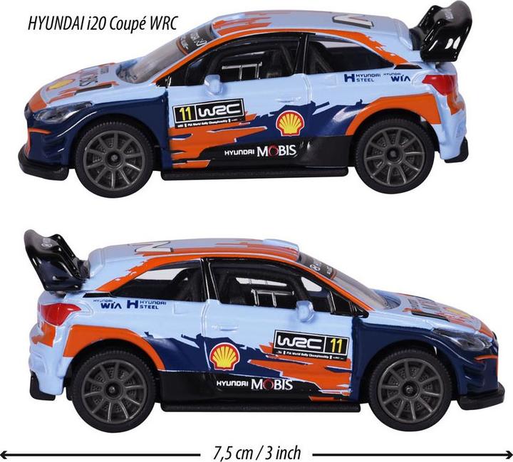 Actual product image Majorette WRC Assortment