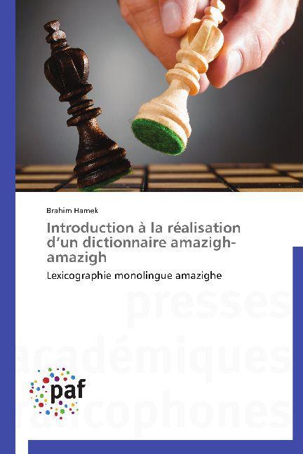 Image du produit Introduction à la réalisation d'un dictionnaire amazigh-amazigh (Allemand, Brahim Hamek, 2014)