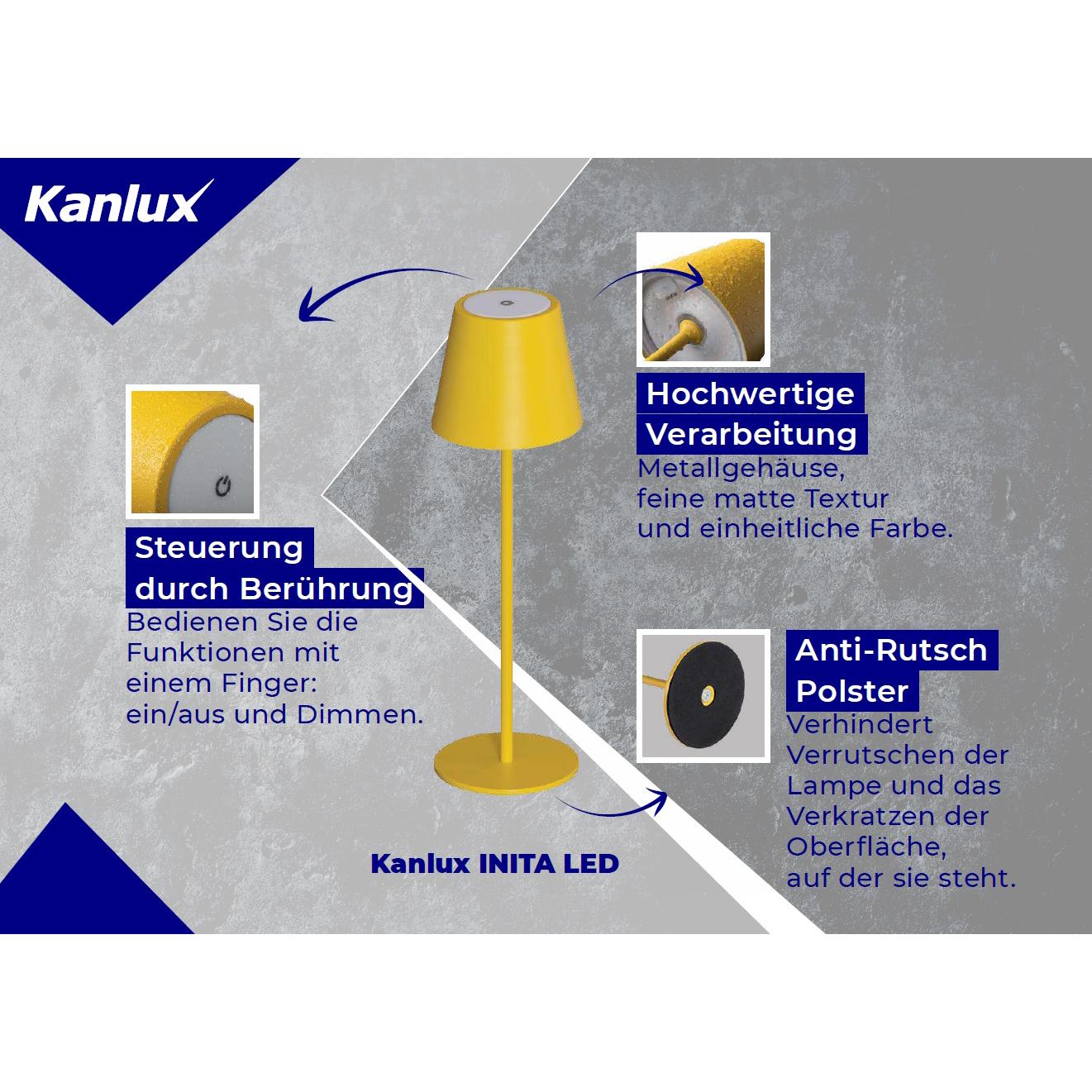 Thumbnail - Kanlux, Tischlampe, Inita (165 lm)