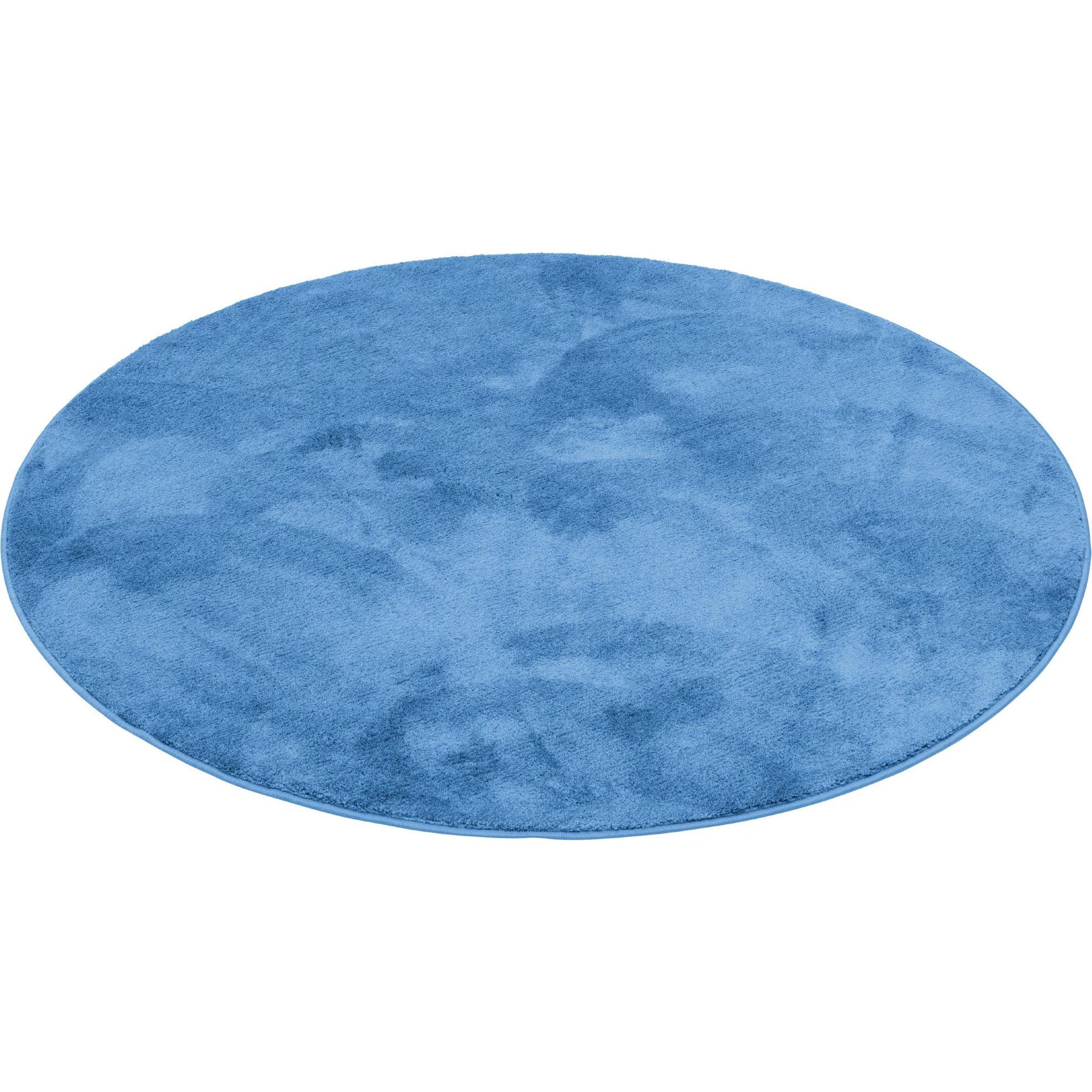 Pergamon, Teppich, Luxus Super Soft Hochflor Teppich Melia Rund (200 x 200 cm)