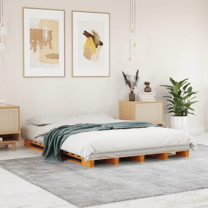 Actual product image vidaXL Palettenbett (140 x 200 cm)
