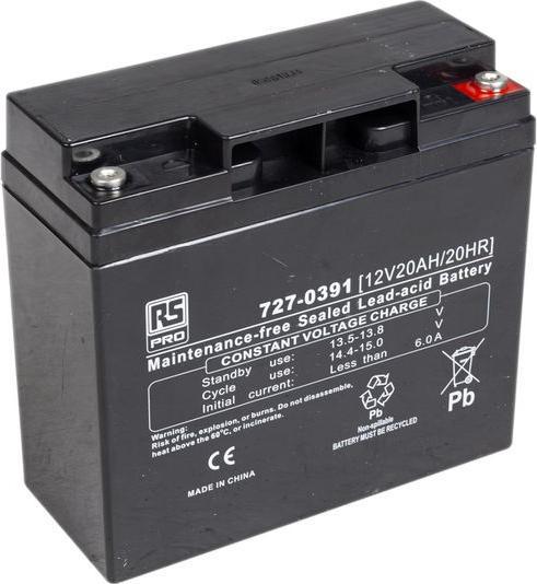 Rs Pro Normal AGM 12V 20Ah Batterie (12 V, 20000 mAh)