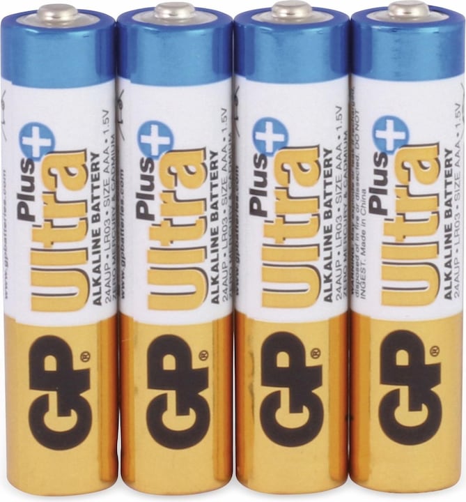 Produktbild GP Batteries UltraPlus (4 Stk., AAA, 1500 mAh)