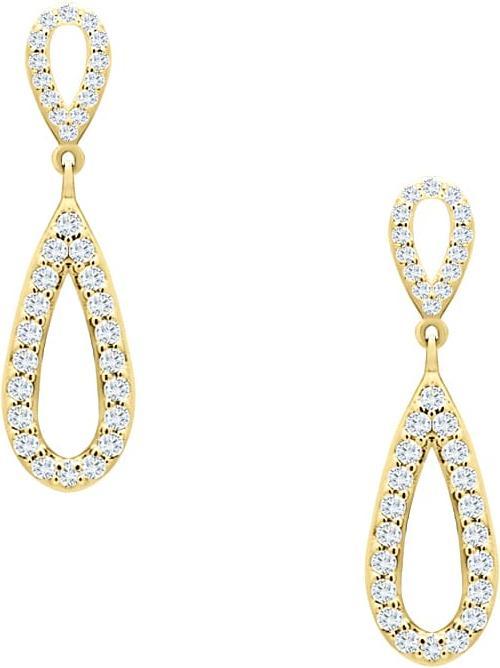 Immagine prodotto Candy Orecchini Brio, argento 925, placcati in oro (Argento 925, Placcato oro 18k)