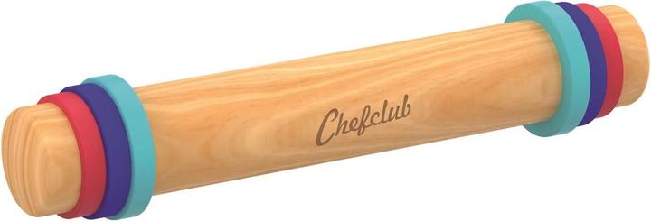 Image du produit Chefclub Rouleau à pâtisserie avec anneaux en silicone