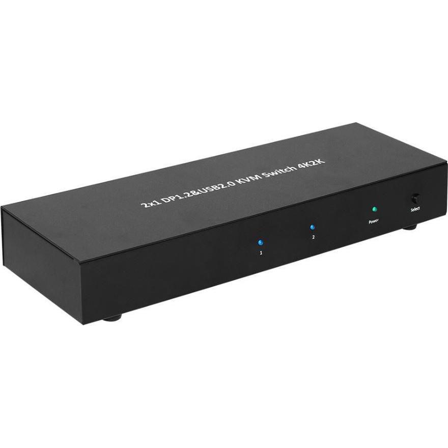 MicroConnect Displayport & USB 2 to 1 way (DisplayPort), Video Kabel