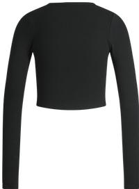 Actual product image JJXX Ribbed Crop Long Sleeve Shirt (S)
