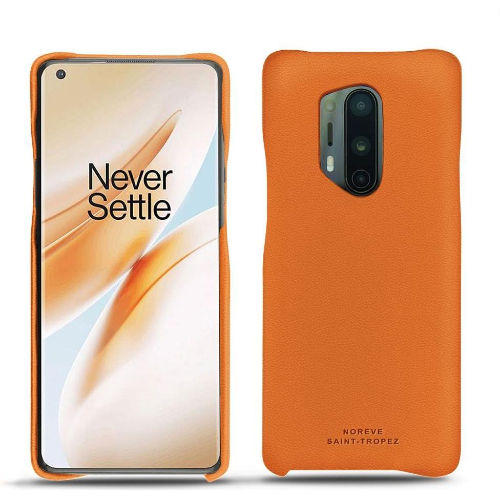 Noreve Lederschutzhülle (OnePlus 8 Pro), Smartphone Hülle, Orange