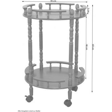 Thumbnail - Möbel Direkt Online, Servierwagen, Tunja