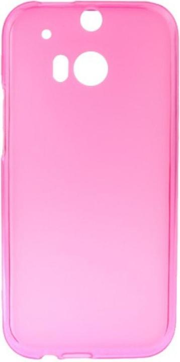 Produktbild König Design Handyhülle Transluzente TPU Tasche für HTC One M8s Pink (HTC One M8)