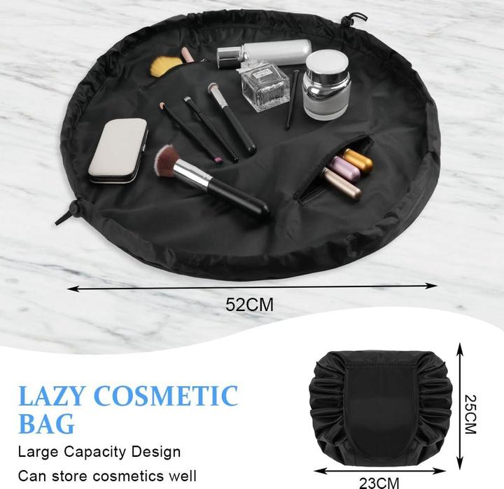 Produktbild Only-Bags.Store Make-up-Tasche mit grosser Kapazität und Kordel, tragbare Reise-Make-up-Tasche