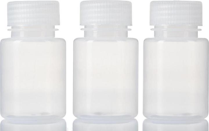 RS PRO HDPE laboratory bottle 100ml, Ø 51mm storage bottle wide neck 51 x 89mm