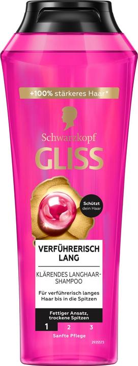 Produktbild Gliss Verführerisch Lang (250 ml, Flüssiges Shampoo)