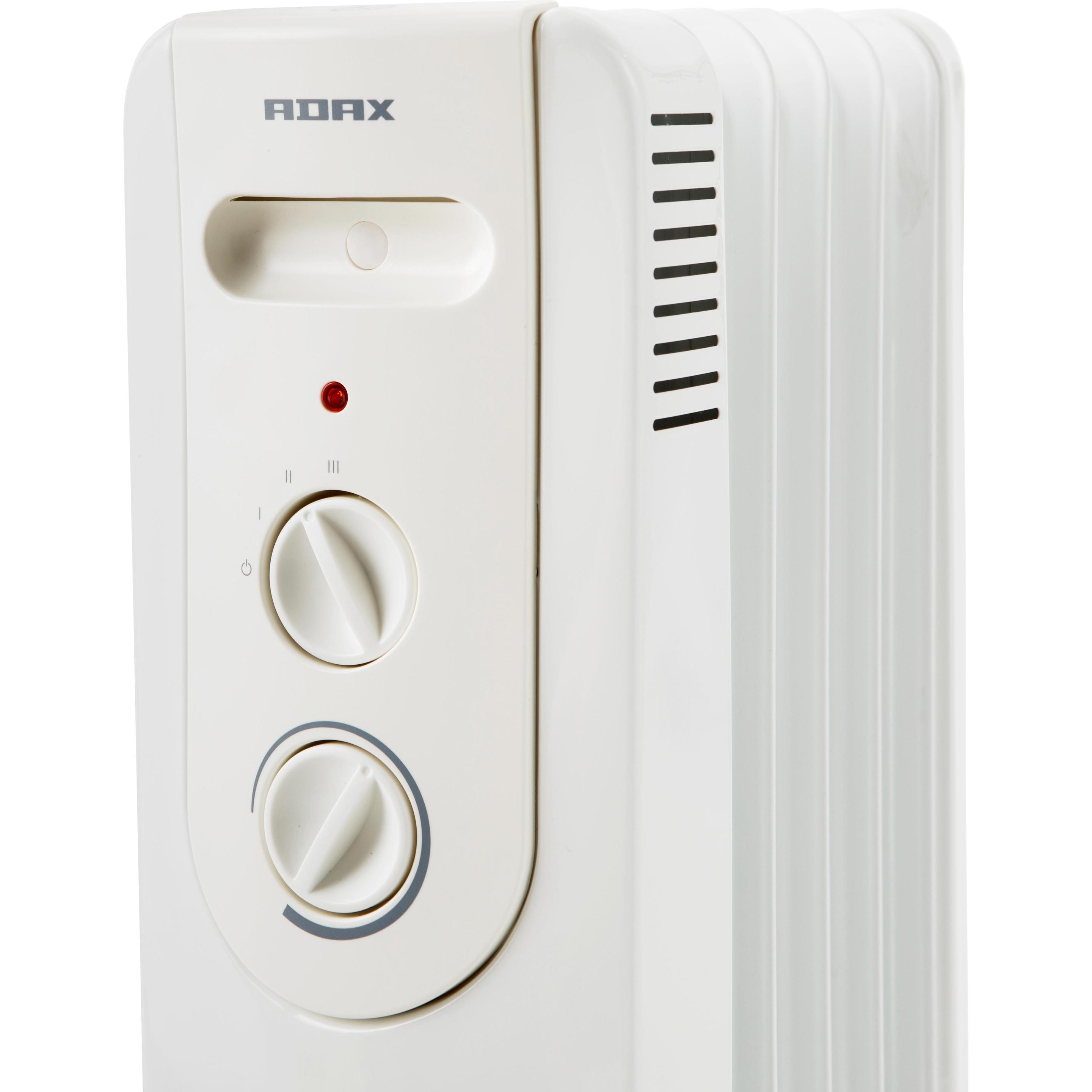 Thumbnail - Adax Olieradiator 1500w Friststående, Heizkörper, Weiss