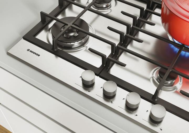 Image du produit Candy Hoover H-HOB 300 GAS HHG6BF4MX Inox Encastrable 60 cm 4 brûleur(s)