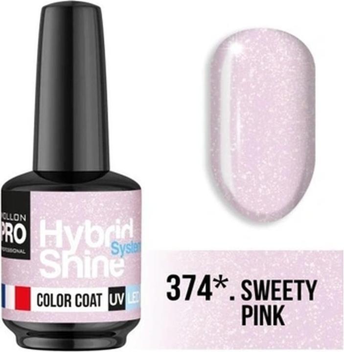 Immagine prodotto Mollon Pro Mol Hss 374 Sweety Pink - Semi-Permanent Hybrid Nail Polish (Sweety Pink)