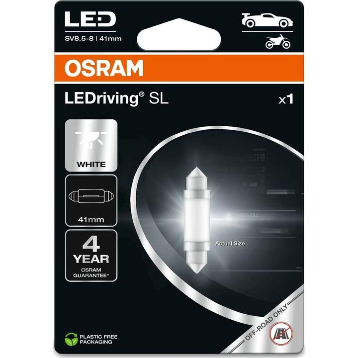Produktbild Osram Soffittenlampe C5W 12V SV8.5-8 (C5W)