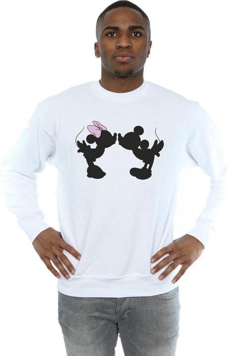 Produktbild Disney Mickey Minnie Kiss Silhouette Sweatshirt (L)