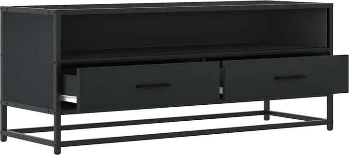 Actual product image vidaXL TV cabinet Lowboard TV cabinet TV table Wood-based material Metal (80 x 34.5 x 40 cm)