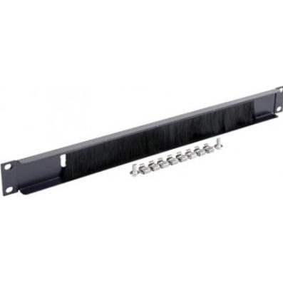 Thumbnail - Gembird 19A-SHEPETĖELIS-02 Kabeleinführungsbürste für 19 Rack, Grösse 1U, schwarz, Serverschrank Zubehör, Schwarz