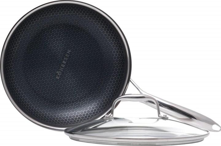 Actual product image Kohersen Patelnia z pokrywką Black Cube 24cm (Frying pan, Aluminium, Stainless steel, 24 x 29.50 cm)