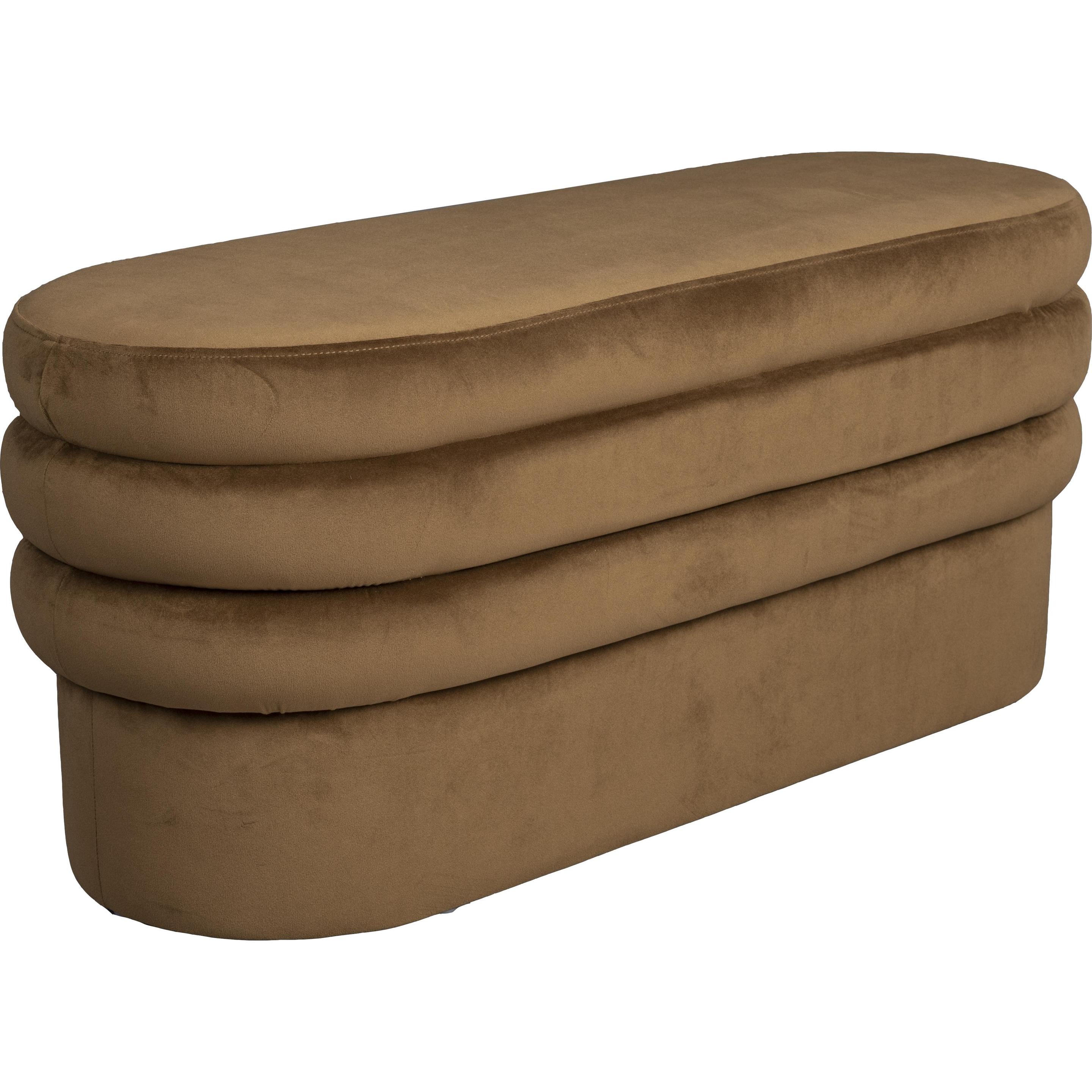 Thumbnail - Dutchbone, Hocker + Pouf, Aditi Bench Brown