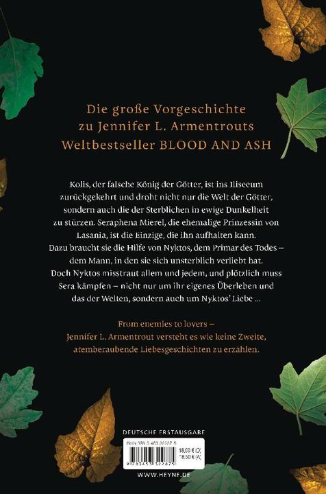 Actual product image Light and Flame – Eine Liebe im Schatten (German, Sonja Rebernik-Heidegger, Jennifer L. Armentrout, 2023)