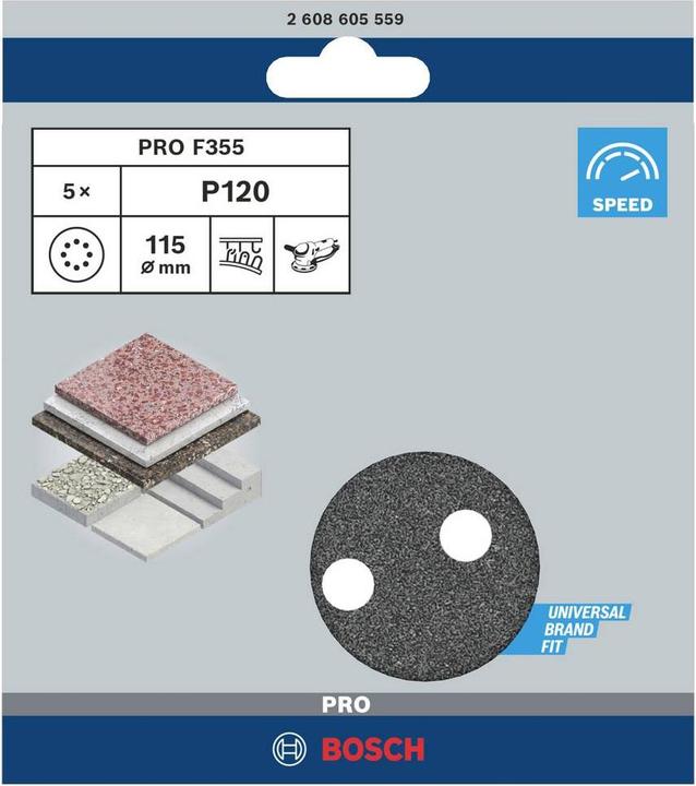 Productafbeelding Bosch Professional Zubehör PRO F355 (120)