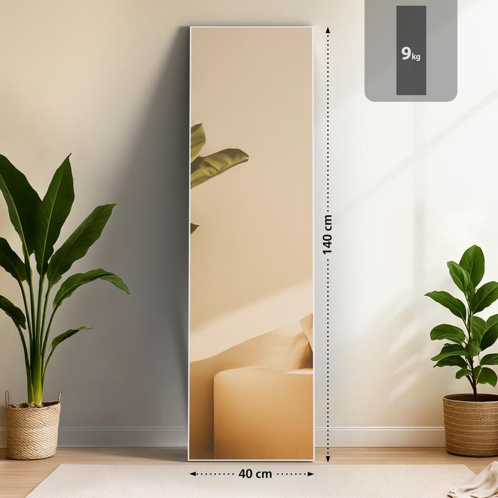 Actual product image CLP Spiegel Benicia Standspiegel und Wandspiegel in einem (140 x 40 cm)