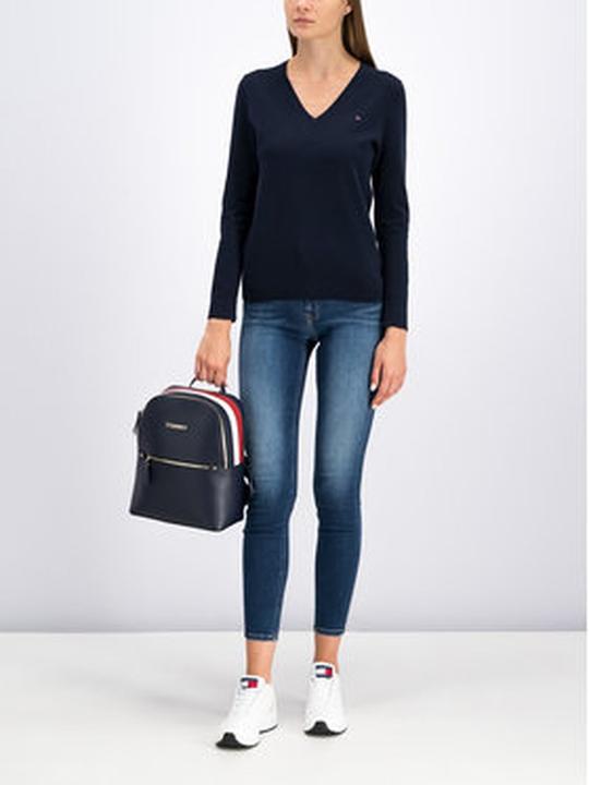 Image du produit Tommy Hilfiger Pull Col V Héritage (XXS)