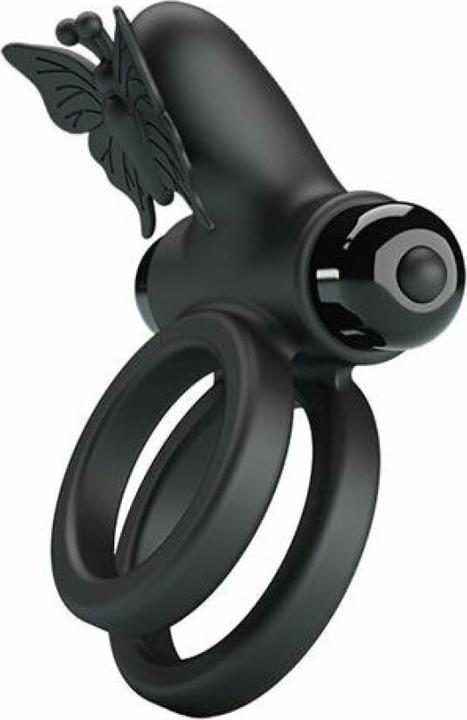 Produktbild Pretty Love Doppelringvibrator Mit Schwarzem Stimulator