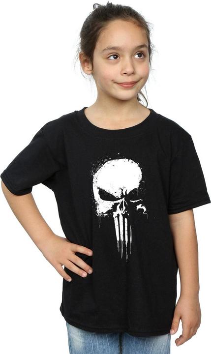 Produktbild The Punisher Spray Skull TShirt Mädchen (152, 158)
