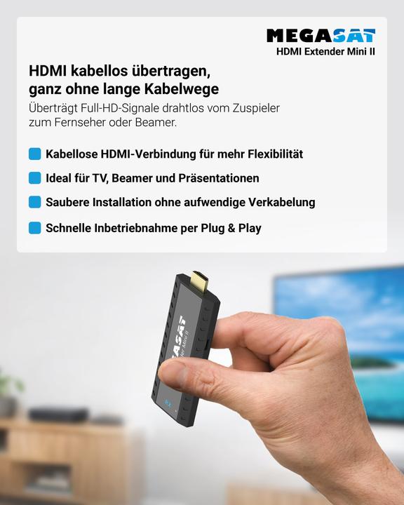 Actual product image Megasat Mini II HDMI Extender (30 m)