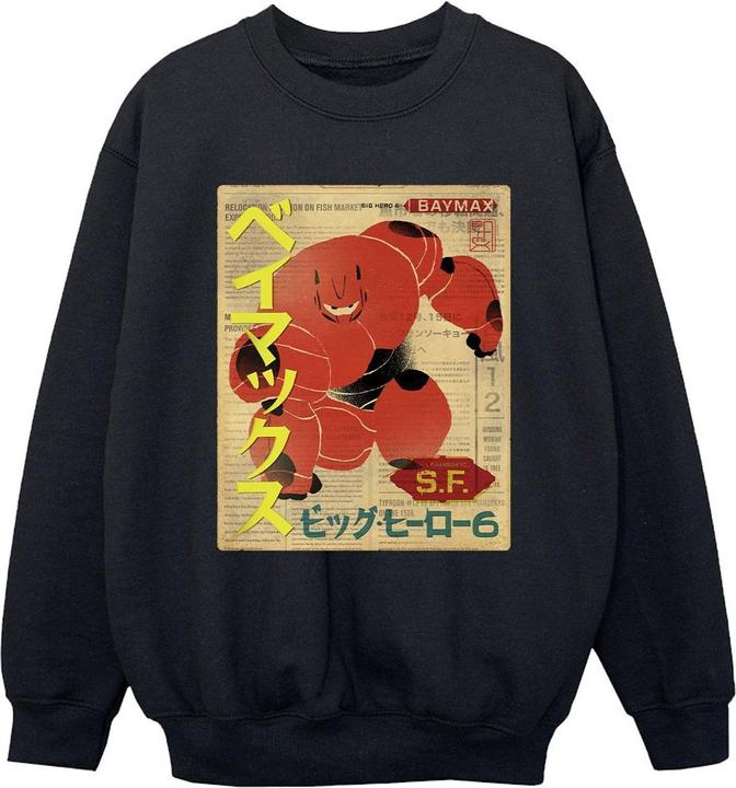 Immagine prodotto Disney Big Hero 6 Baymax Baymax Newspaper Felpa Ragazzi (152, 158)